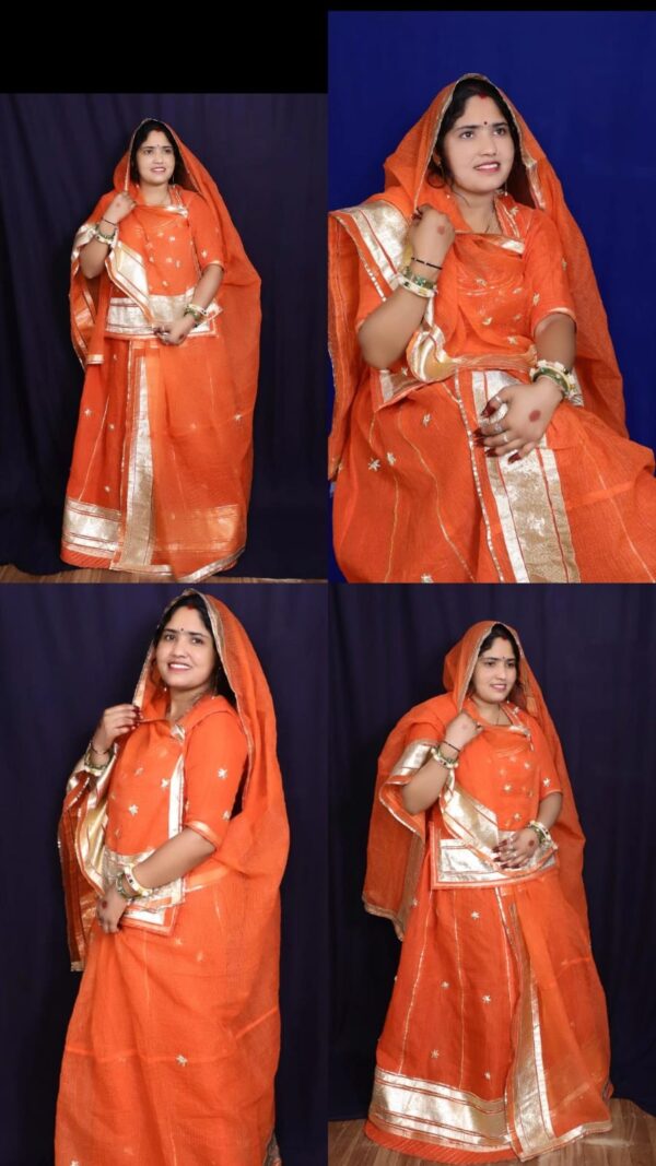 HEAVY KOTADORIYA SUIT LAAFA WORK - Image 2