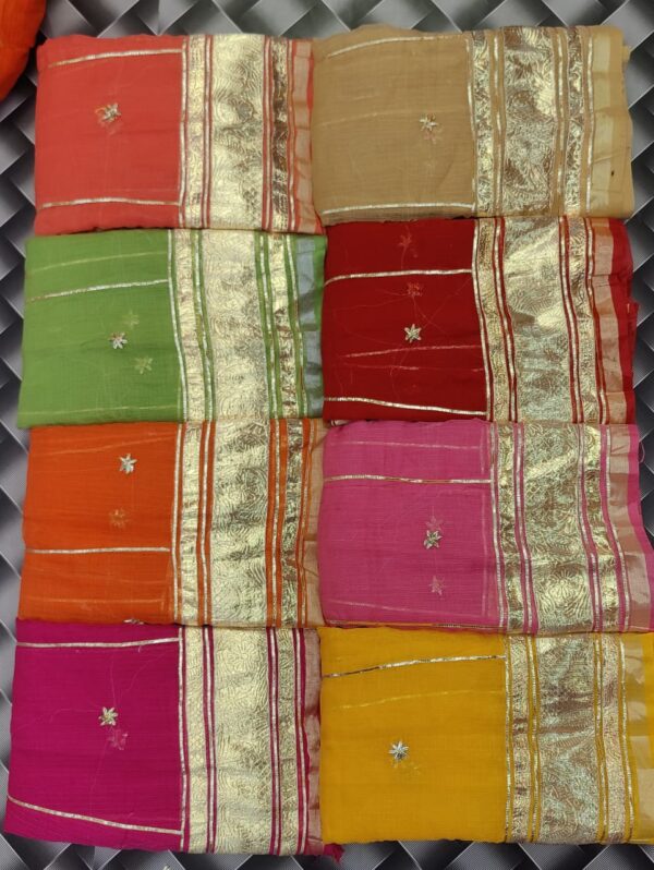 HEAVY KOTADORIYA SUIT LAAFA WORK - Image 4